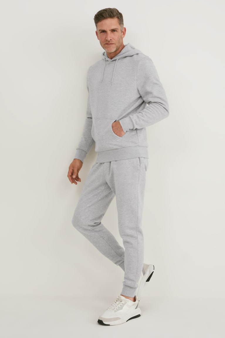 Pantalones C&A Joggers Organic Algodon Gris Claro | SRCBMI-754