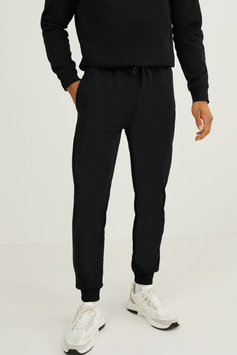 Pantalones C&A Joggers Organic Algodon Negras | FWTQDR-213