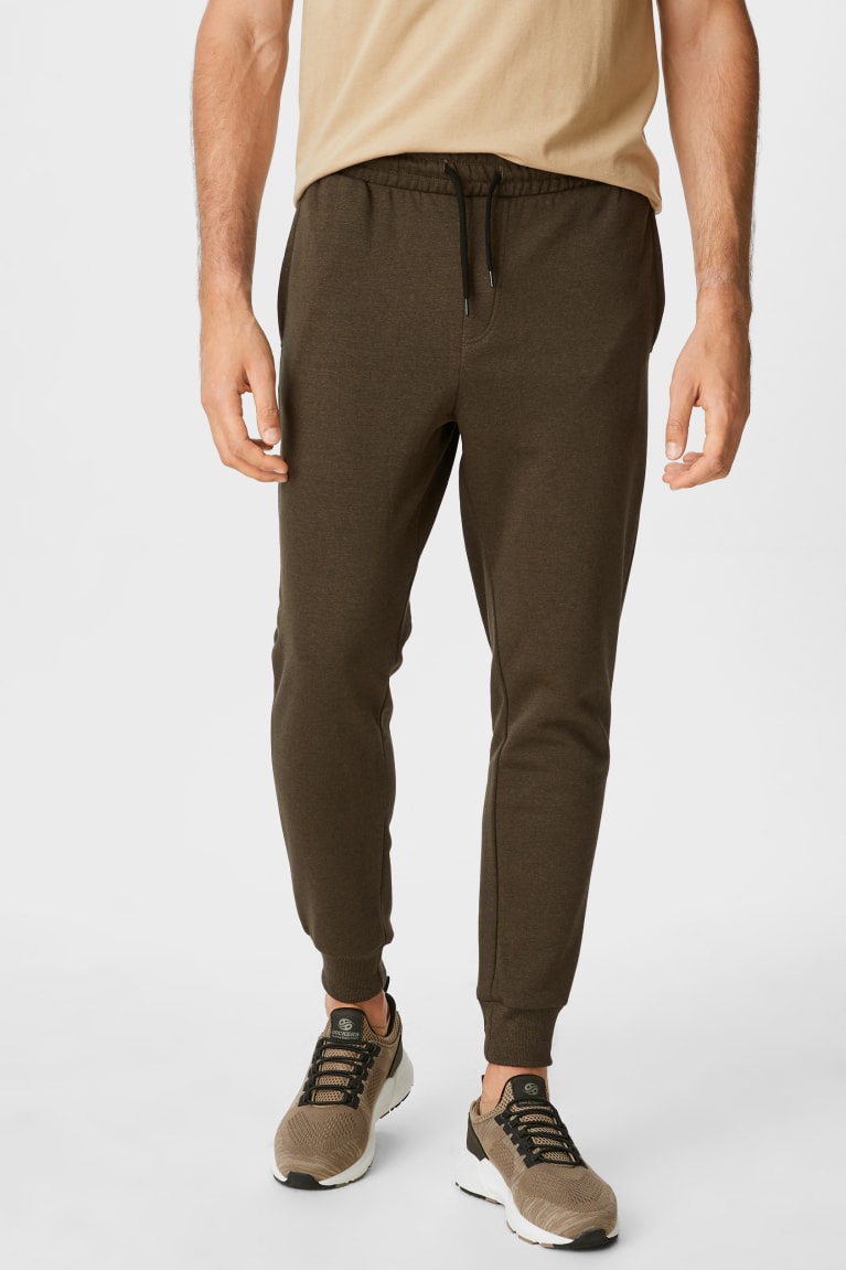 Pantalones C&A Joggers Organic Algodon Verde Oscuro | VQBEPU-876