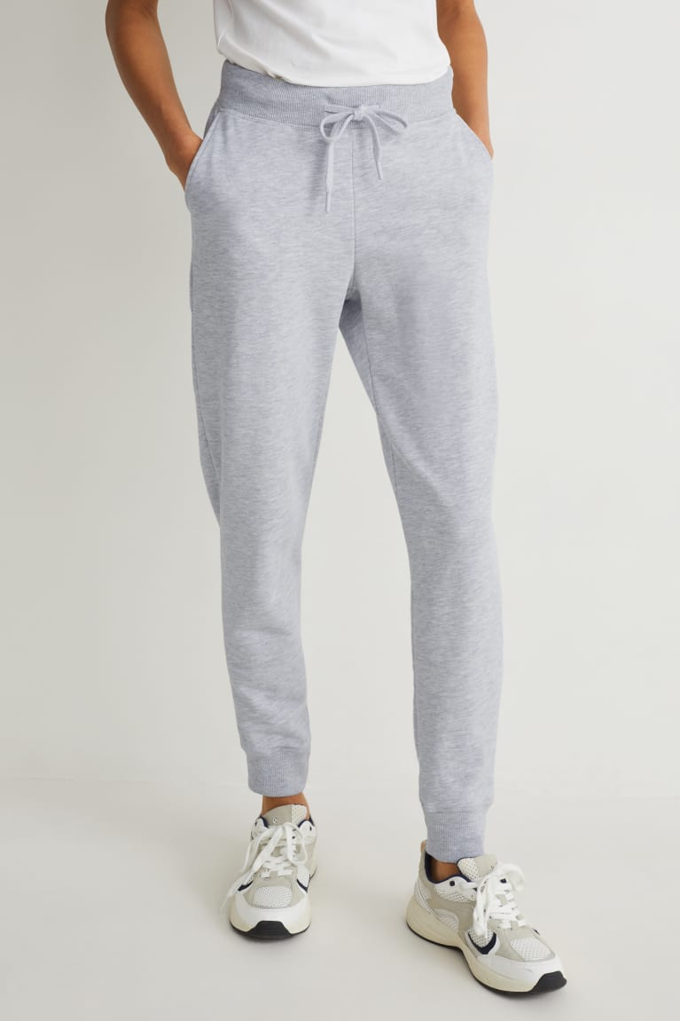 Pantalones C&A Joggers With Organic Algodon Gris Claro | HNTLIS-280