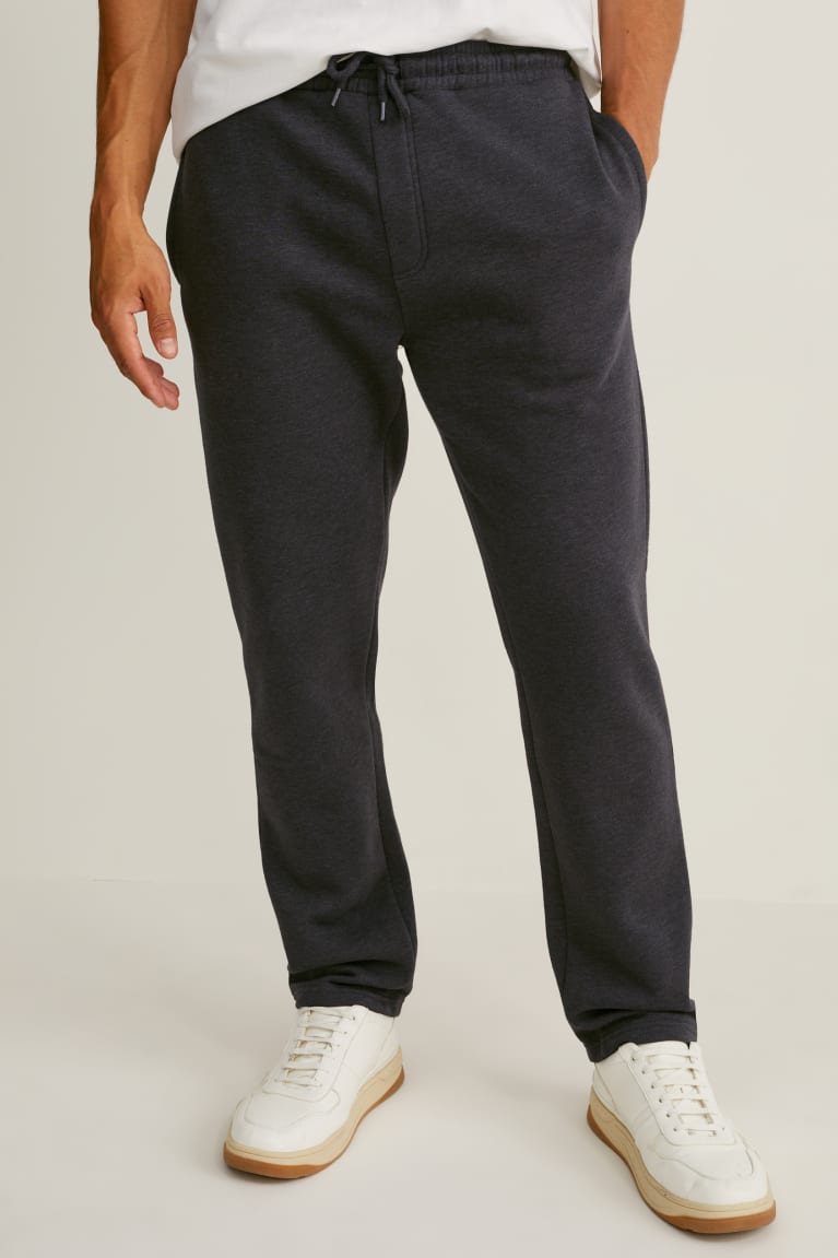 Pantalones C&A Joggers With Organic Algodon Gris Oscuro | JGMLKN-397