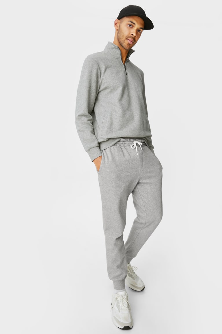 Pantalones C&A Joggers With Organic Algodon Gris | UITENS-047