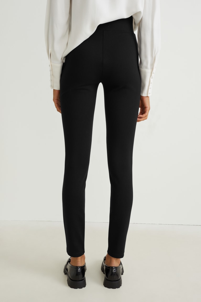 Pantalones C&A Leggings Lenzing™ Ecovero™ Negras | DVZRLP-397