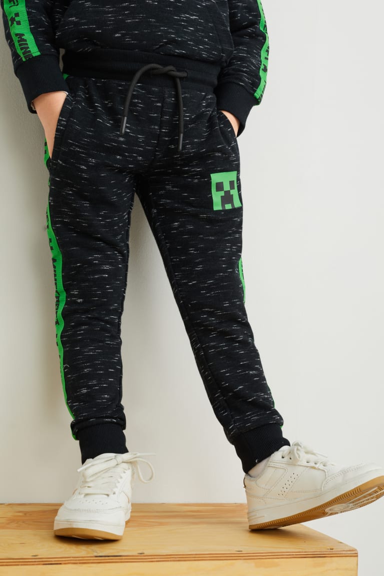 Pantalones C&A Minecraft Joggers Gris Oscuro | FITNMV-184