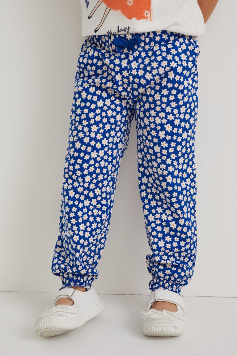 Pantalones C&A Multipack Of 2 Floral Azules | SVRJLC-710