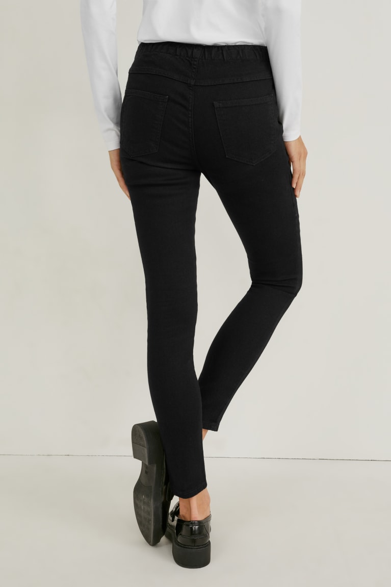 Pantalones C&A Multipack Of 2 Jegging Negras | EIBNSA-820