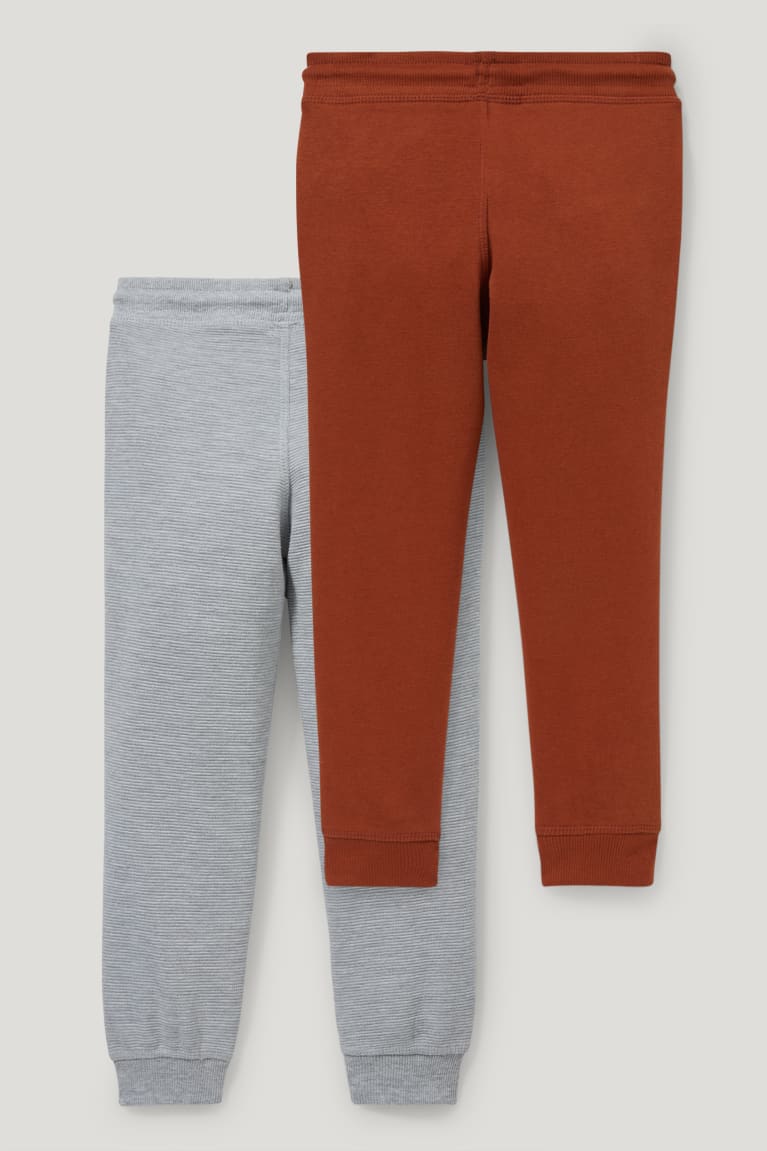 Pantalones C&A Multipack Of 2 Joggers Gris Claro | MVXJDU-198