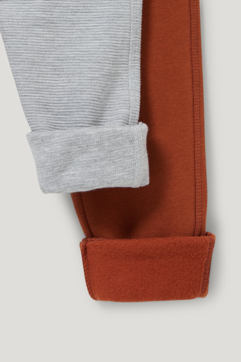 Pantalones C&A Multipack Of 2 Joggers Gris Claro | MVXJDU-198