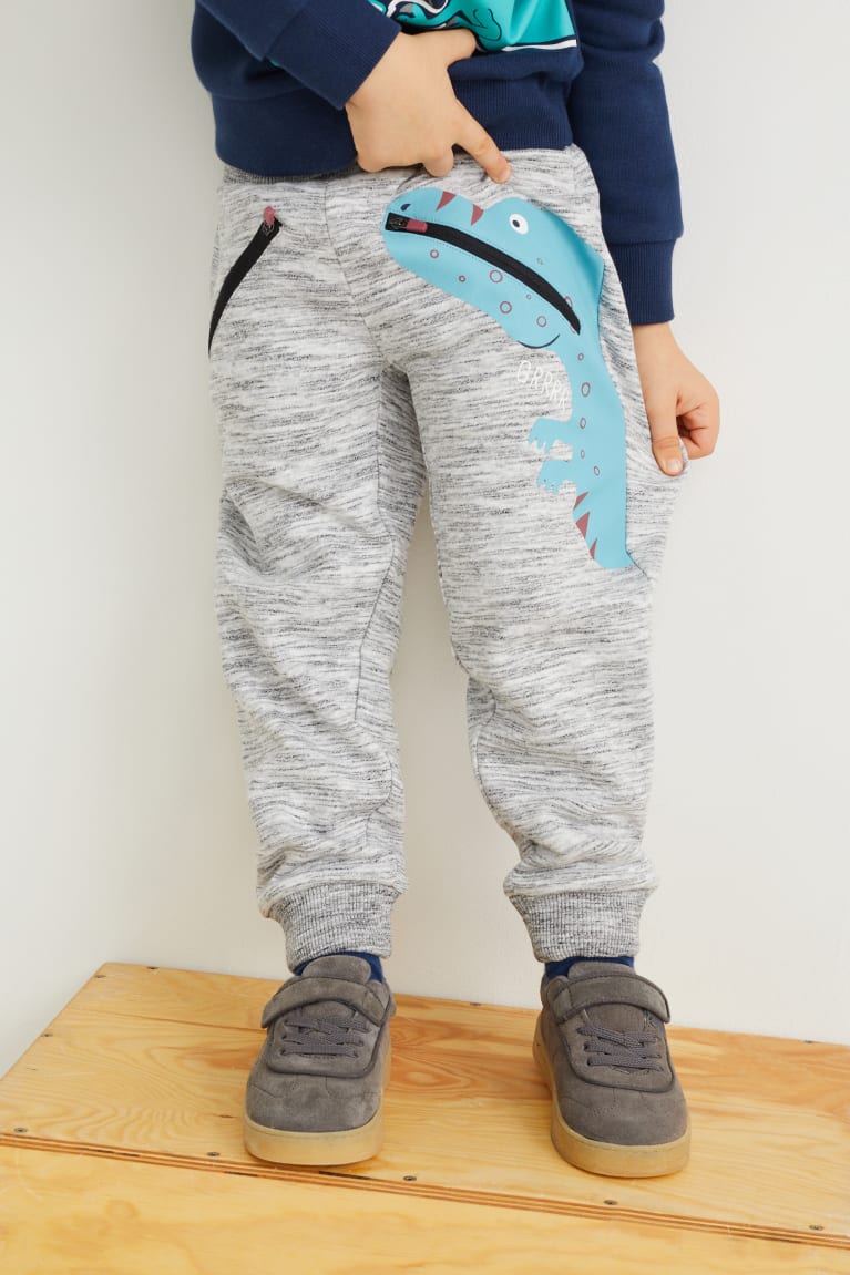 Pantalones C&A Multipack Of 2 Joggers Gris Claro | MWUXPL-369