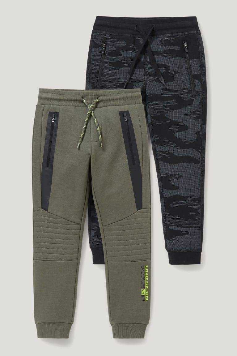 Pantalones C&A Multipack Of 2 Joggers Verde | RCDAQV-436