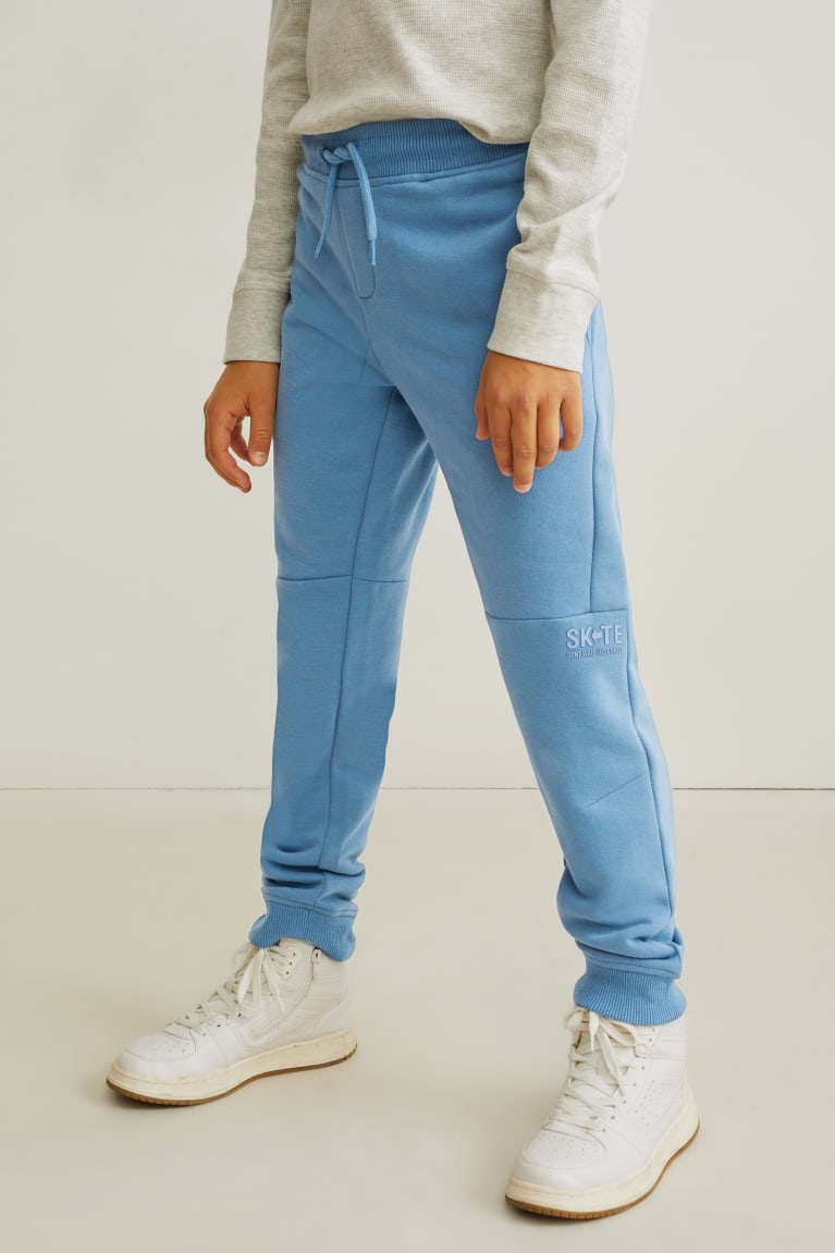 Pantalones C&A Multipack Of 3 Joggers Azules Azules Claro | FIENPG-036