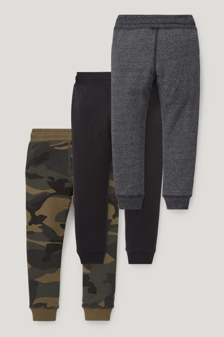 Pantalones C&A Multipack Of 3 Joggers Camouflage | LYJVOK-590