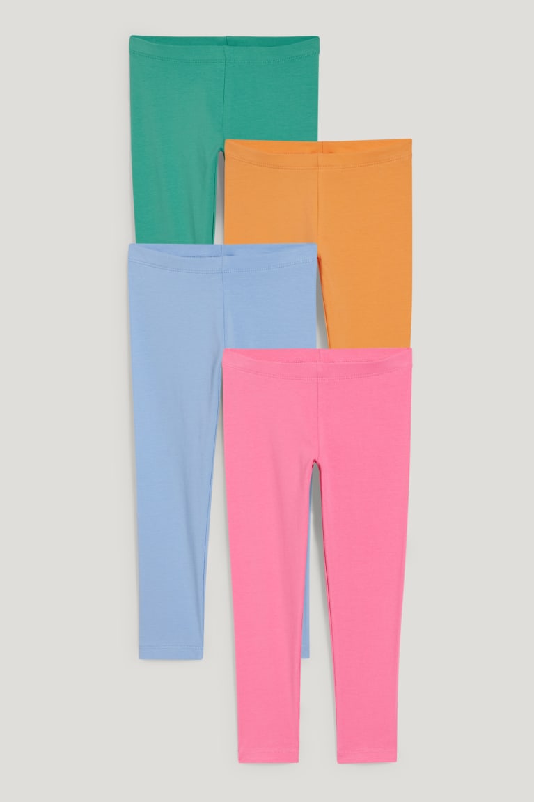 Pantalones C&A Multipack Of 4 Leggings Rosas | NEJFWH-852