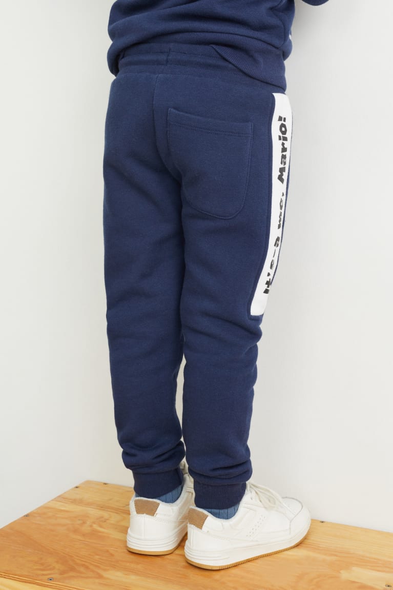 Pantalones C&A Super Mario Joggers Azules Oscuro | DEKQAY-836