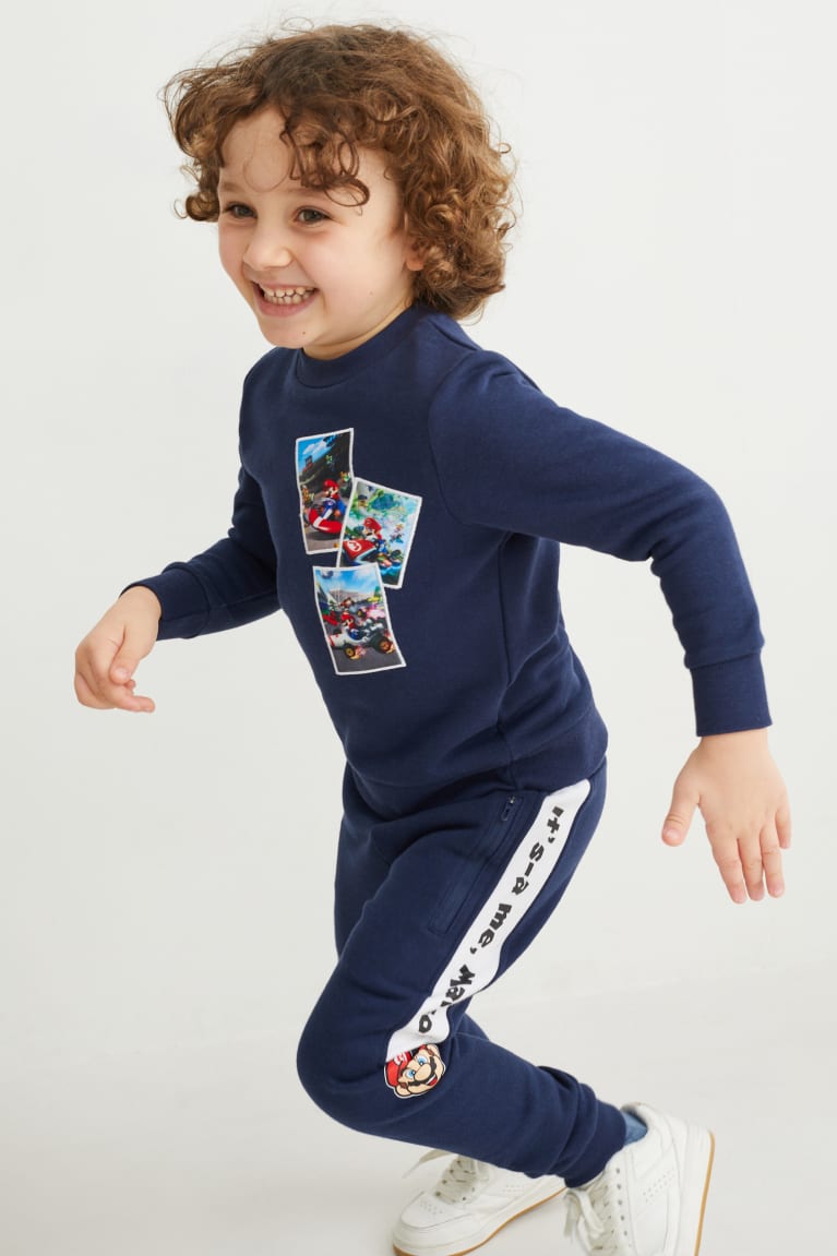 Pantalones C&A Super Mario Joggers Azules Oscuro | DEKQAY-836