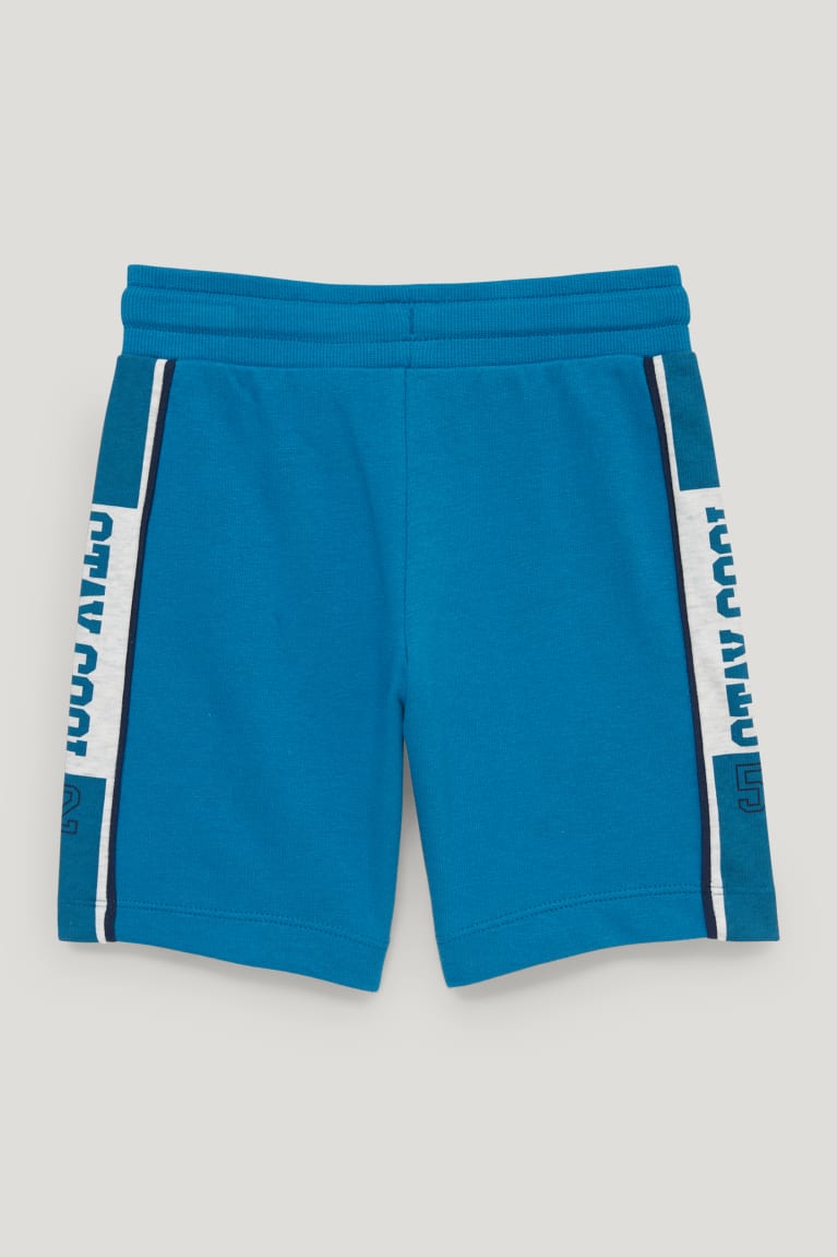 Pantalones C&A Sweat Bermuda Azules | ERGCZD-472