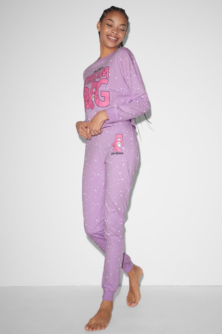 Ropa De Dormir C&A Clockhouse Pyjama Bottoms Care Bears Moradas Claro | OASKCV-267