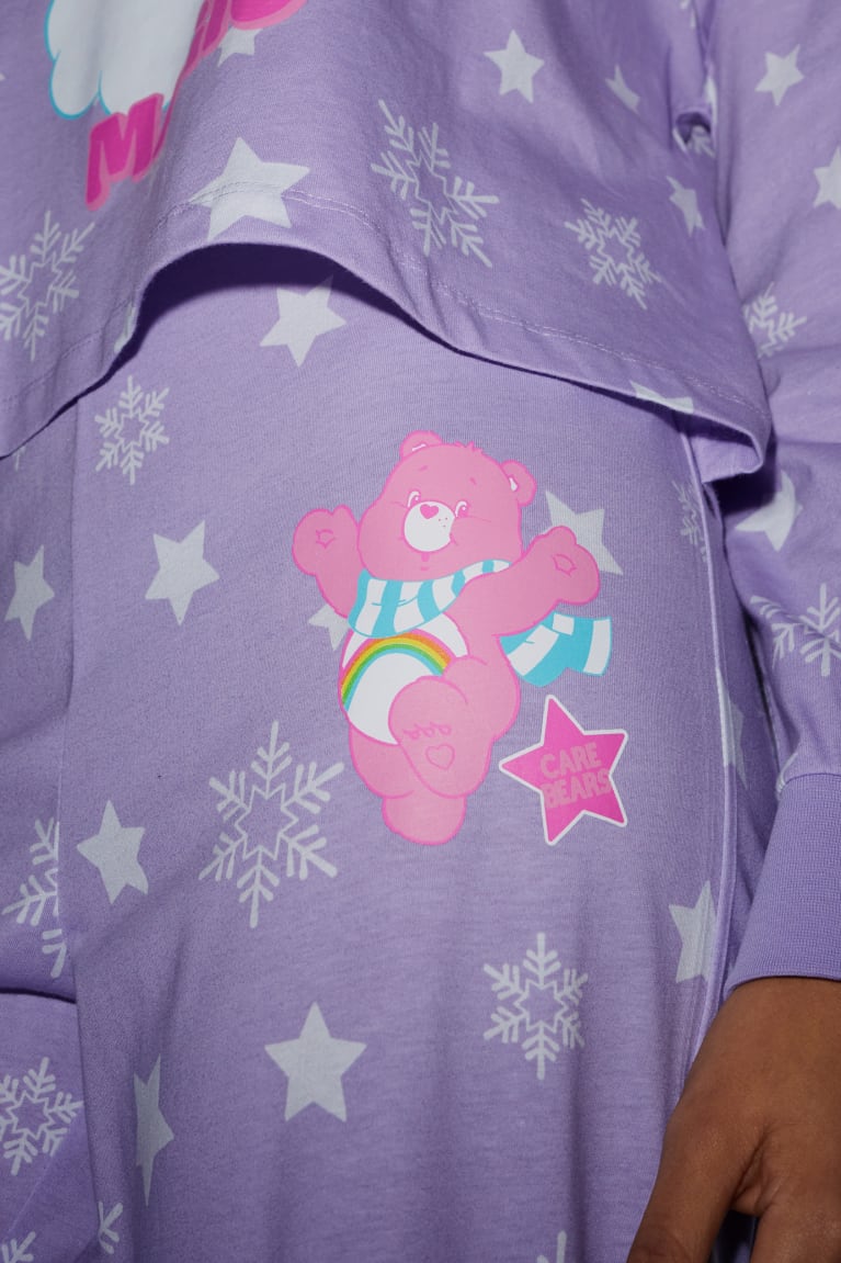 Ropa De Dormir C&A Clockhouse Pyjama Bottoms Care Bears Moradas | TNAQLK-485