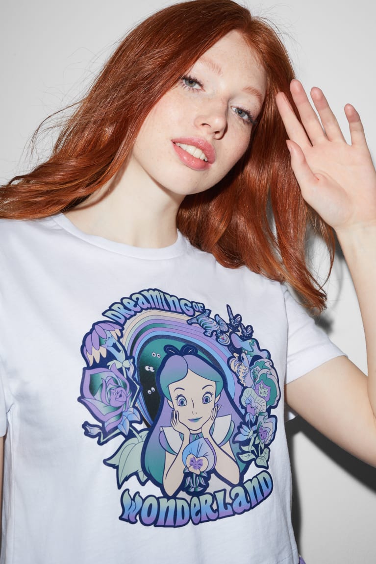 Ropa De Dormir C&A Clockhouse Pyjamas Alice In Wonderland Moradas | MHGDWF-082