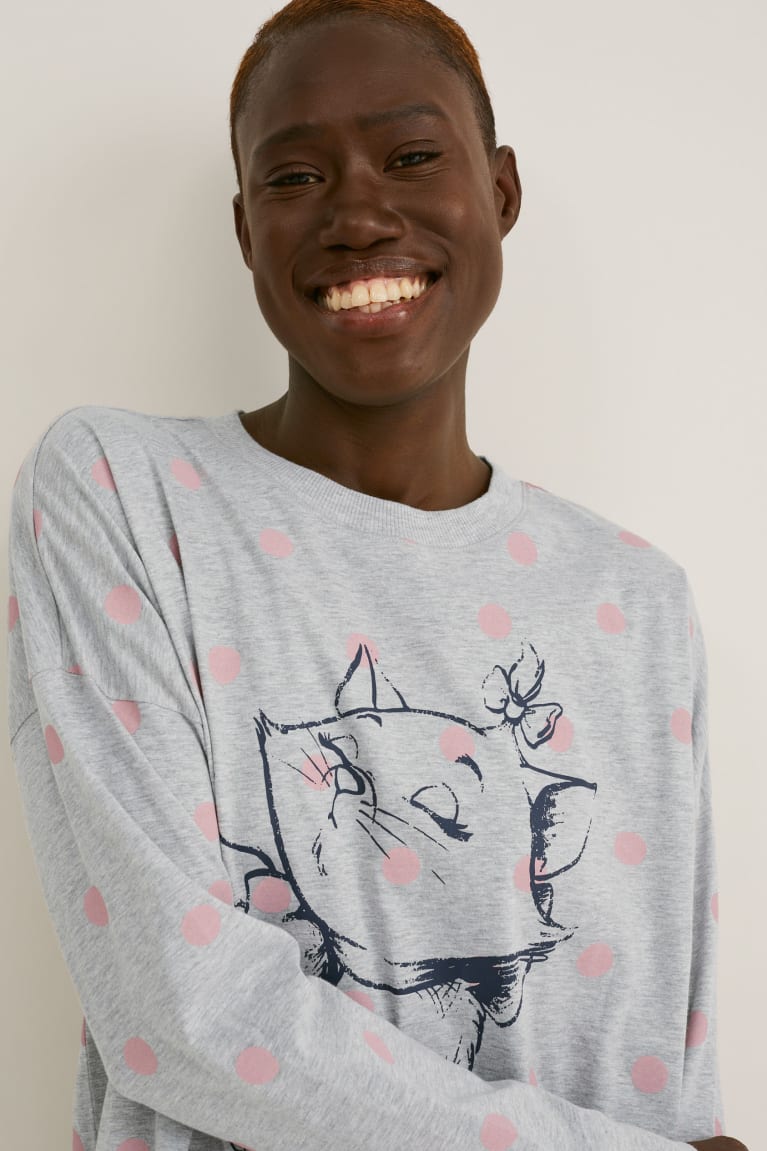 Ropa De Dormir C&A NightPolka Dot Aristocats Gris Claro | RBQLMV-190