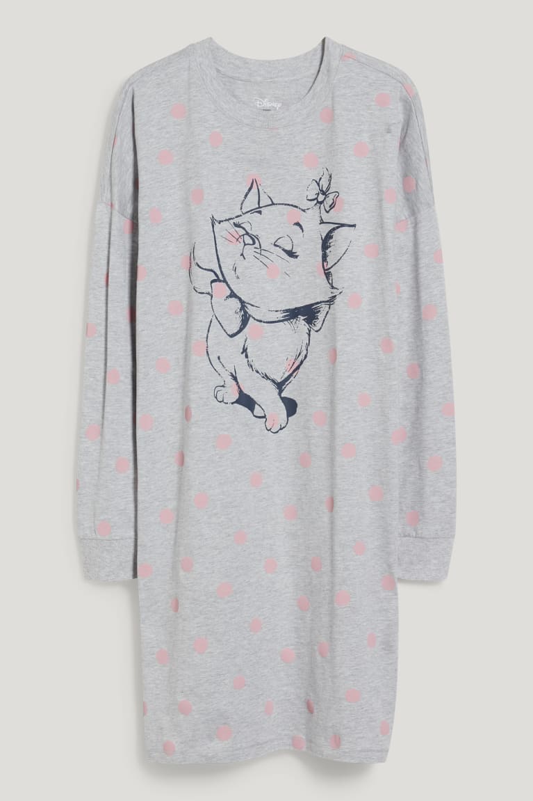 Ropa De Dormir C&A NightPolka Dot Aristocats Gris Claro | RBQLMV-190