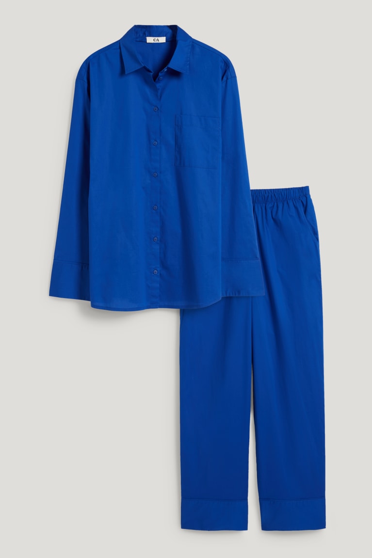 Ropa De Dormir C&A Pyjamas Azules | LOHEVB-583