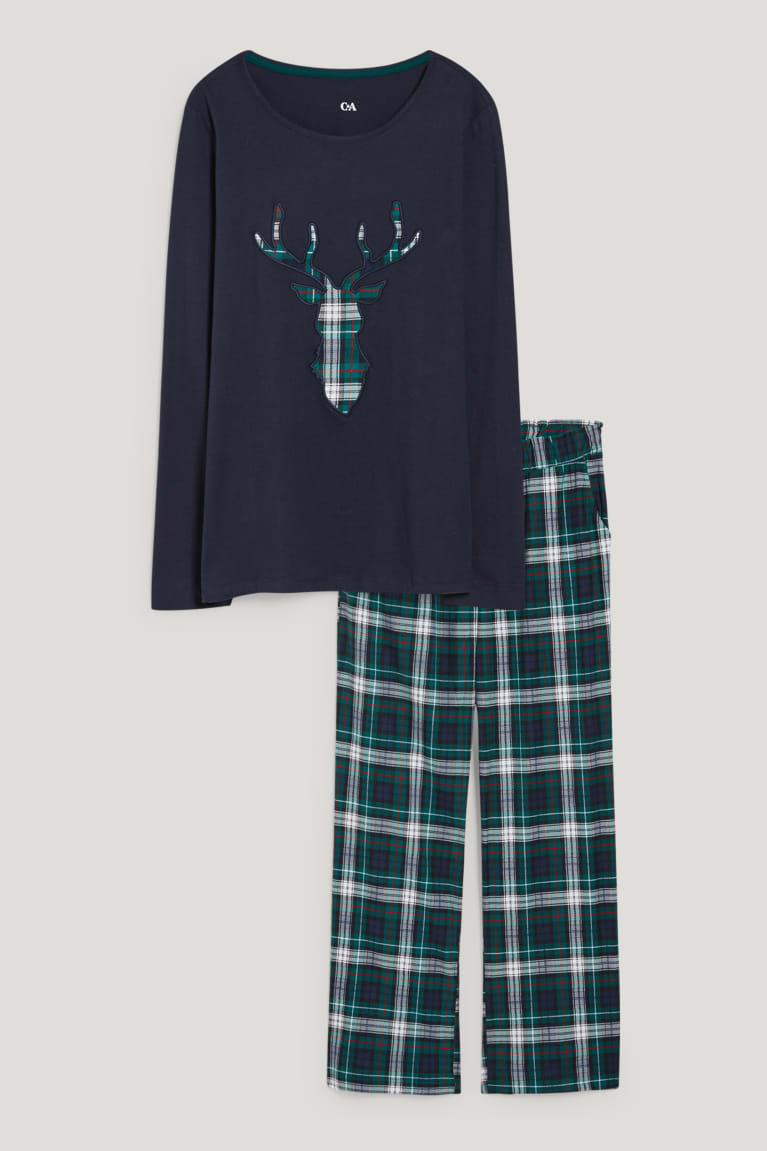 Ropa De Dormir C&A Pyjamas Azules Oscuro | DTCZPK-742