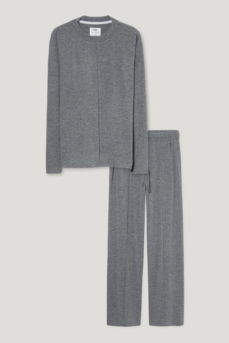 Ropa De Dormir C&A Pyjamas Gris | DMYHPU-048