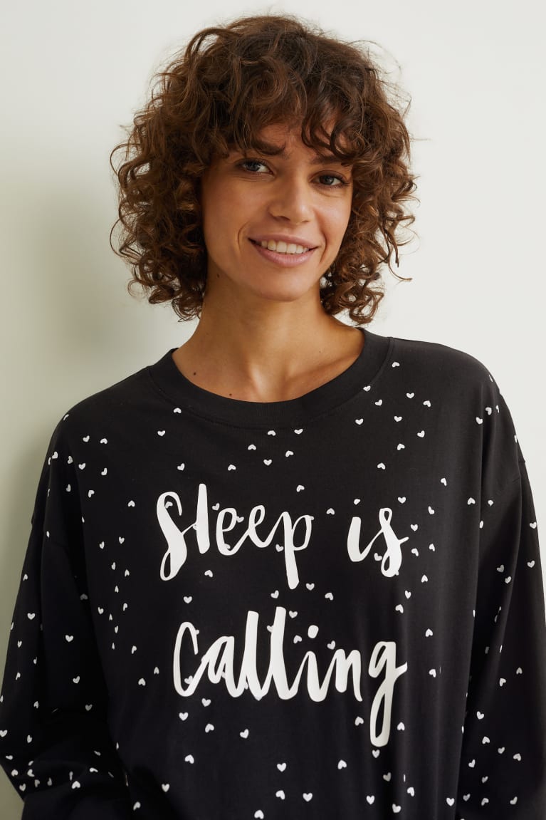 Ropa De Dormir C&A Pyjamas Patterned Azules Oscuro | HRZCFN-856