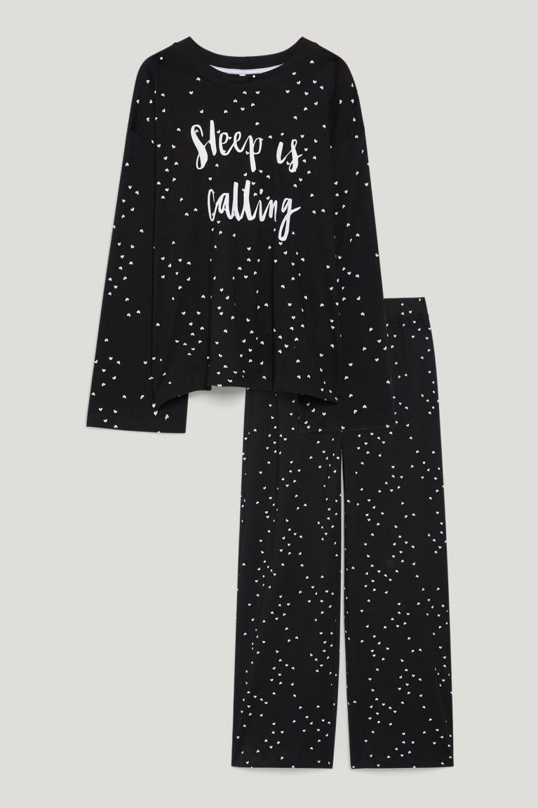 Ropa De Dormir C&A Pyjamas Patterned Azules Oscuro | HRZCFN-856