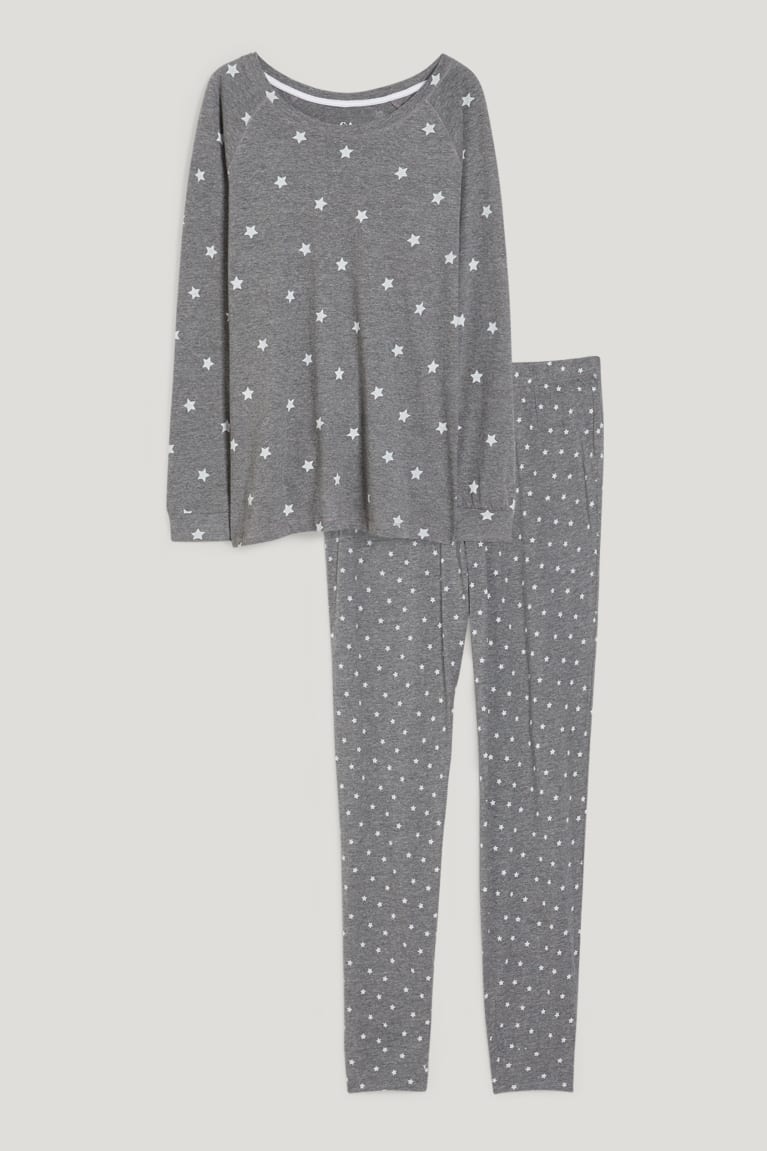 Ropa De Dormir C&A Pyjamas Patterned Gris | UHSNIZ-935