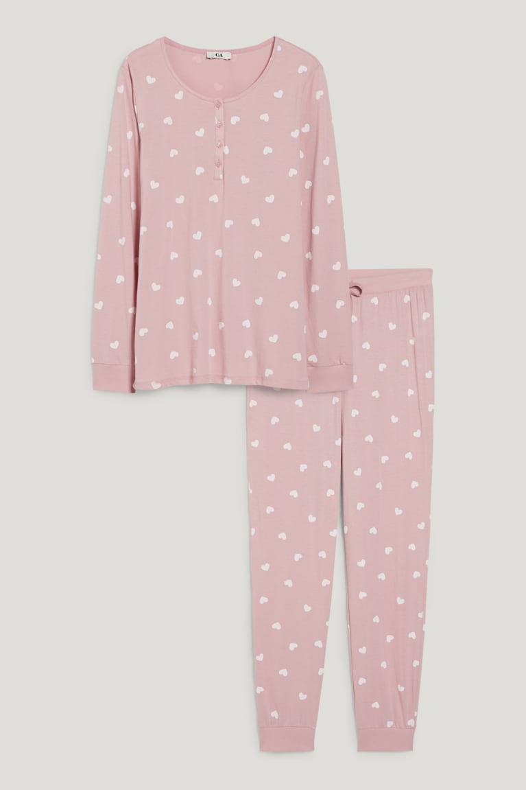 Ropa De Dormir C&A Pyjamas Patterned Rosas | VWRFKY-253