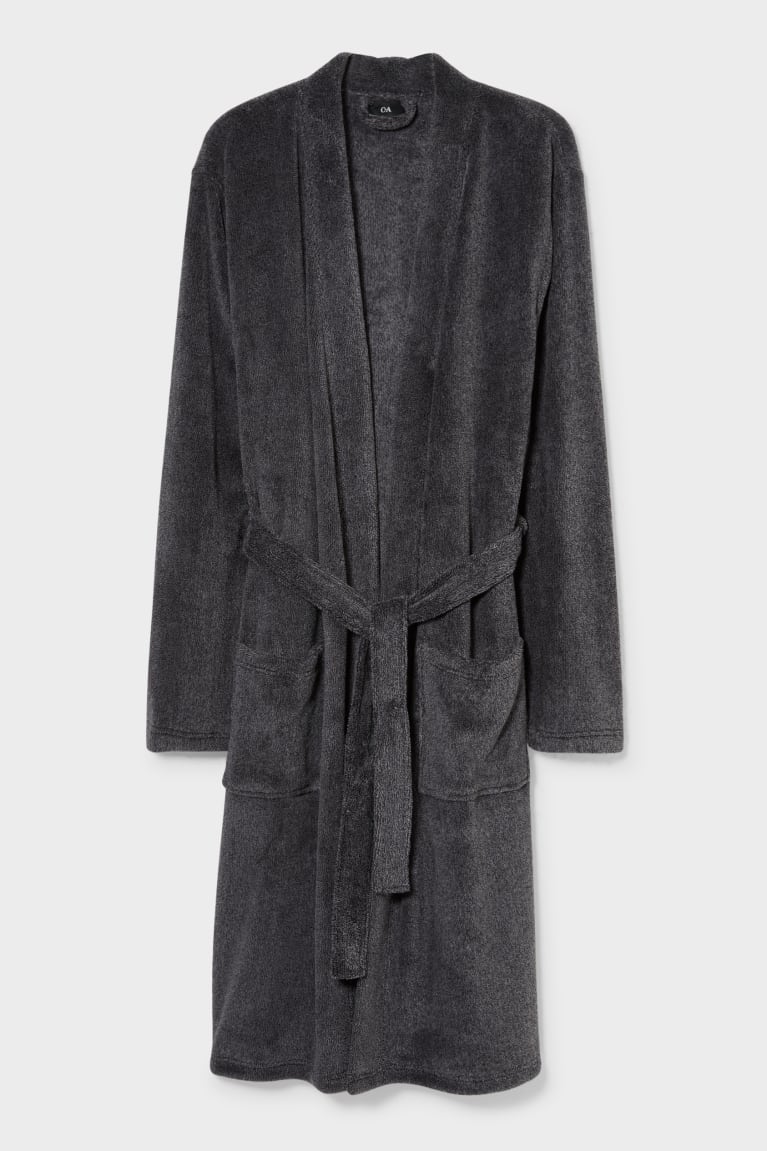 Ropa Interior C&A Bathrobe Gris | DGCXUK-452