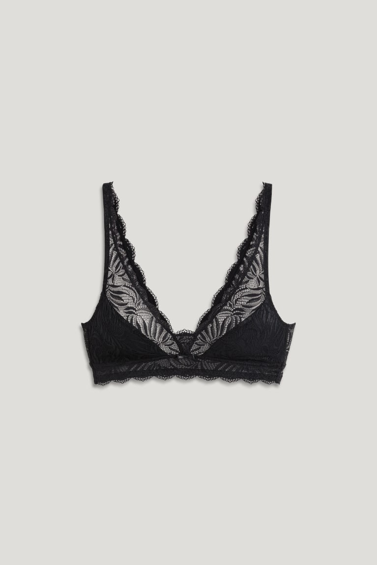 Ropa Interior C&A Bralette Negras | OTWKLY-507