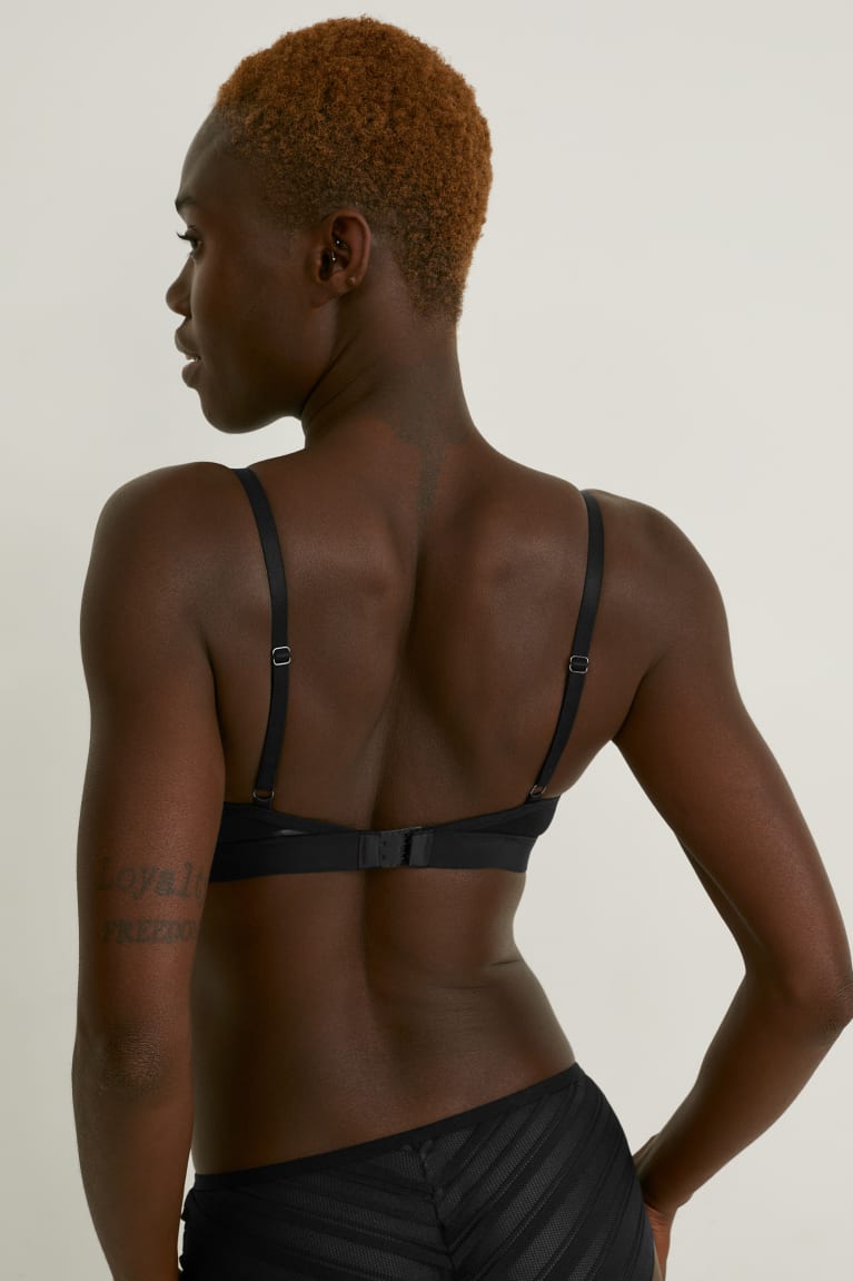 Ropa Interior C&A Bralette Negras | PQDNLM-819