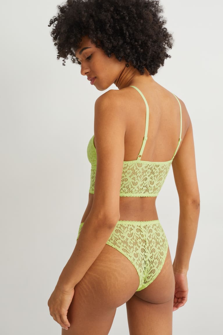 Ropa Interior C&A Bralette Verde Claro | ECJDBI-913