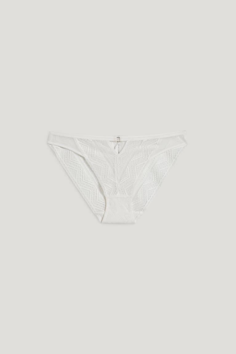 Ropa Interior C&A Briefs Blancas | PNLVRS-039