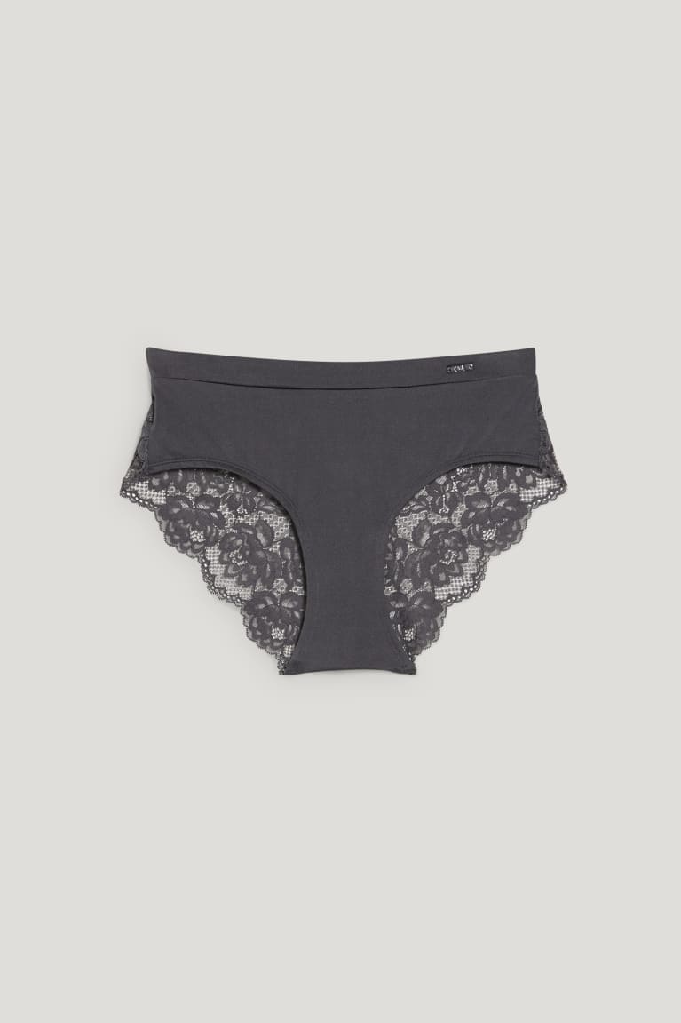 Ropa Interior C&A Briefs Gris Oscuro | DHXMEV-976