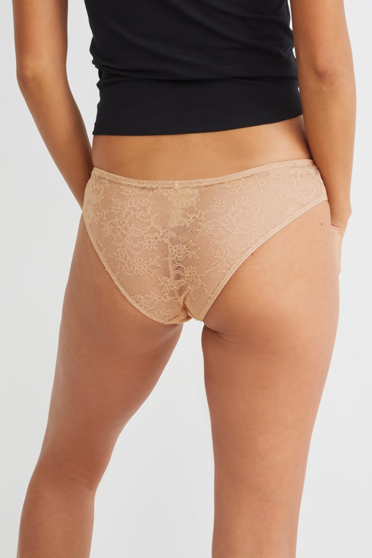 Ropa Interior C&A Briefs Lycra® Beige | EFPVID-193