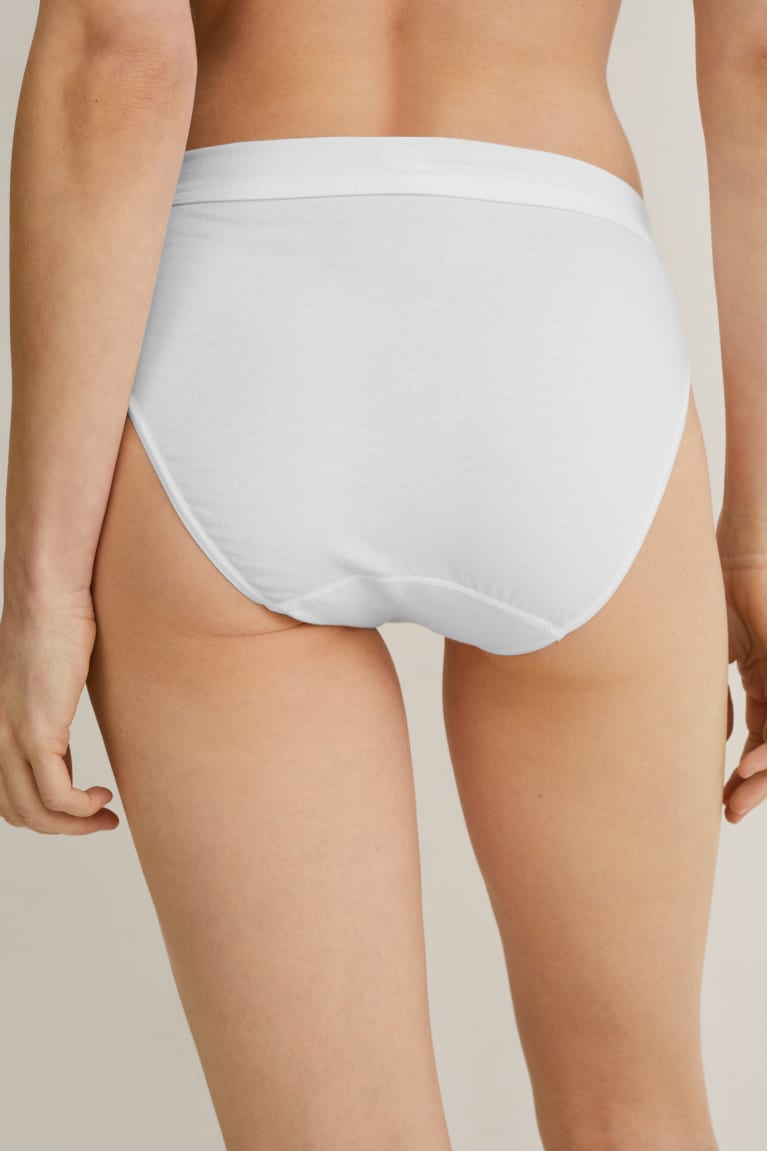 Ropa Interior C&A Briefs Organic Algodon Blancas | YVLXIJ-671