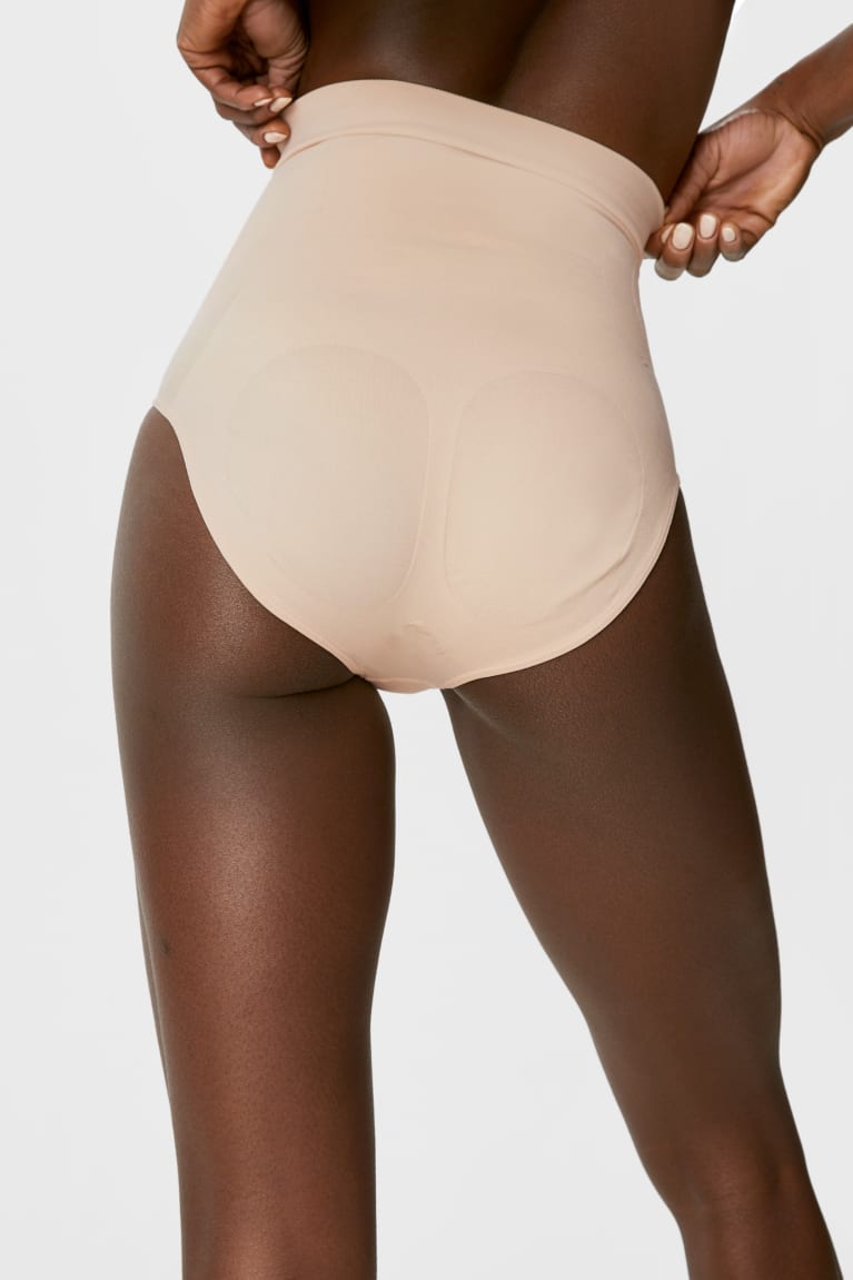 Ropa Interior C&A Control Briefs Beige | GMOTYV-906