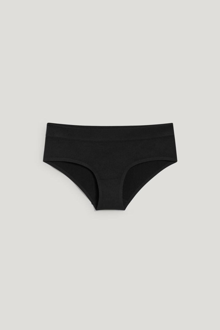 Ropa Interior C&A Hipster Briefs One Size Fits More Negras | IKLCYZ-251