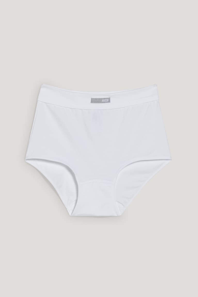 Ropa Interior C&A Hipster Briefs Organic Algodon Blancas | DVUSYR-807