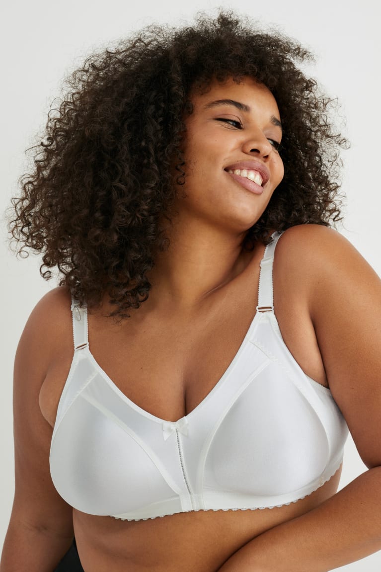 Ropa Interior C&A Minimiser Bra Shiny Blancas | RTBJIF-598