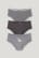 Ropa Interior C&A Multipack Of 3 Hipster Briefs Organic Algodon Gris | PSZMYX-827