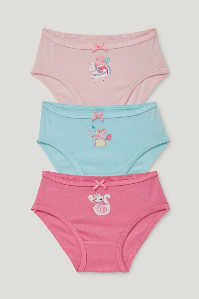 Ropa Interior C&A Multipack Of 3 Peppa Pig Briefs Organic Algodon Rosas | UGKZAH-703