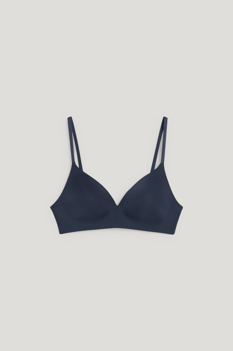 Ropa Interior C&A Non-wired Bra Acolchado Azules Oscuro | FNKPDT-294