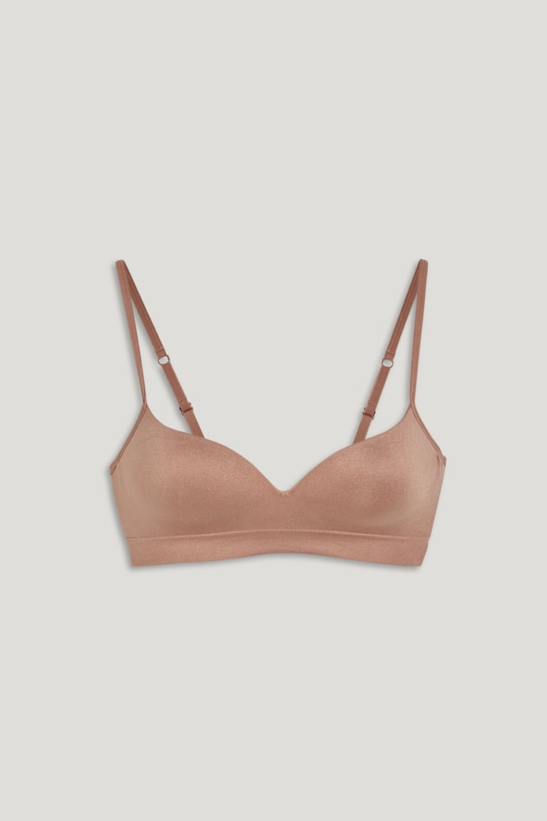 Ropa Interior C&A Non-wired Bra Acolchado Seamless Nougat | SOKDWH-658