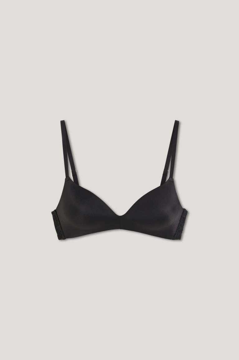 Ropa Interior C&A Non-wired Bra Acolchado Negras | VGZRCI-579