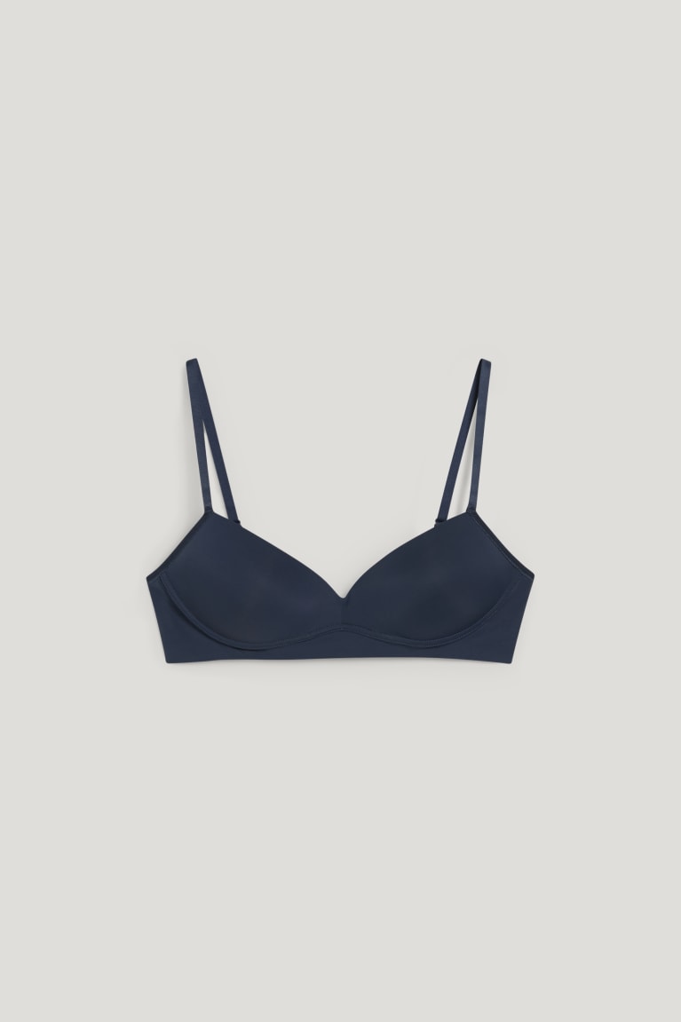 Ropa Interior C&A Non-wired Bra Acolchado Azules Oscuro | YJBINE-872